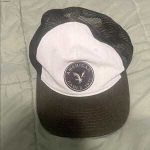 American Eagle Outfitters Black and White Mesh Cap